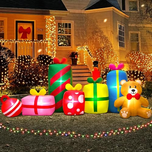 Decoraciones Navideñas Inflables Gigantes De 10 Pies C...