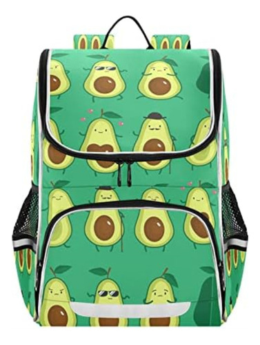 Ffyho Lindas Y Divertidas Mochilas Grandes Aguacate, Bolsa