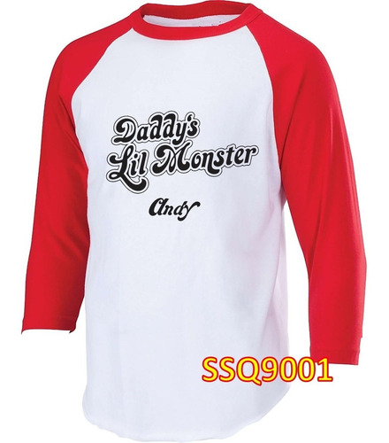 Playera Harley Quinn Suicide Squad Daddys Lil Monster