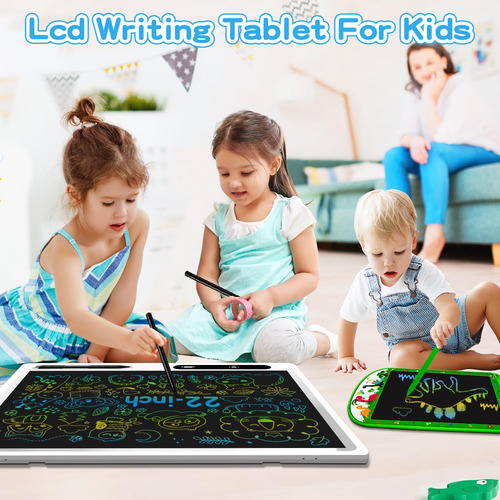 Tableta De Escritura Lcd Para Niños, Paquete De 2 22