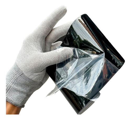 Fita Adesivo Black Piano Preto Envelopamento 2m X 12cm
