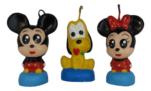 Vela Pastel .:: Mickey Mouse Mickey Minnie Pluto V1 ::. C/3