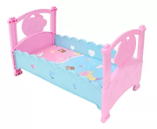 Mini Cama De Muñeca De Simulación Encantadora Cuna Muebles B