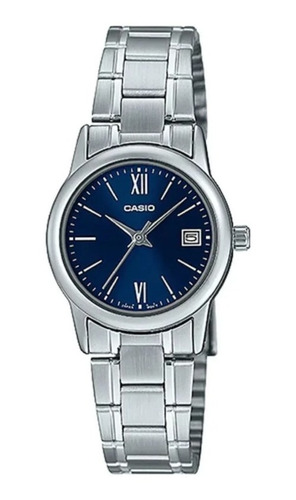 Reloj Mujer Casio Ltp V002d 2b3 Original Azul