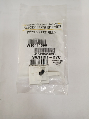 Switch Selector Lavadora Whirlpool 4 Funcionesw10414398