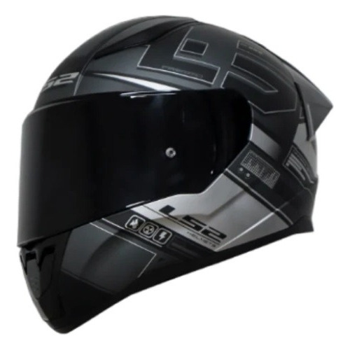 Casco Para Motos Codex Negro Gris