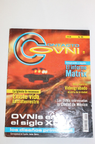 1996 Revista Contacto Ovni No. 105 Mina Editores Ovnis