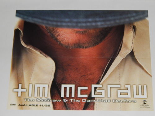 Tim Mcgraw Poster Original Importado Madonna Dist0