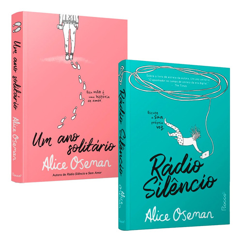 Um Ano Solitário + Rádio Silêncio - Alice Oseman - Kit 2 Livros