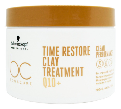 Schwarzkopf Bonacure Time Restore Q10 Mascara Capilar 500ml