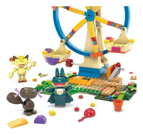Mega Pokémon Juguete Construcción Diversión Feria Rueda Fort