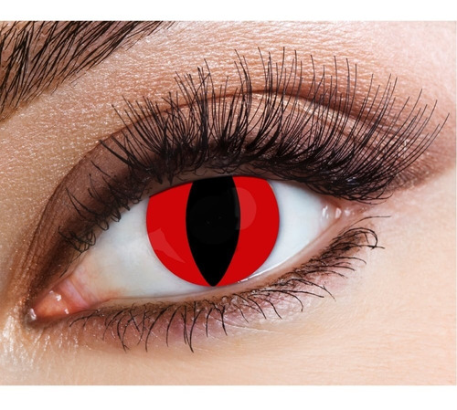 Gato Rojo Oferta Pupilentes Halloween   A Elegir Lentes