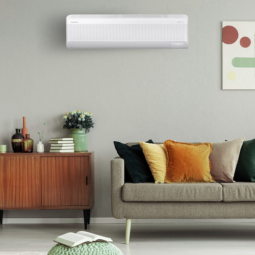 Ar Cond Inverter Samsung Windfree Ai 24000 Btu Que/fri 220v Cor Branco