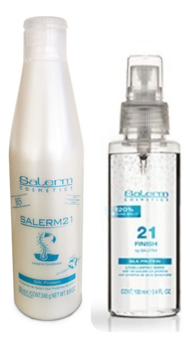 Salerm 21 Acondicionador + Spray Finish Iluminador Capilar