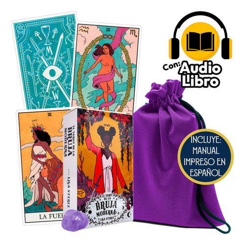Bach Tarot Bruxa Moderna Espanhol + Manual + Tabuleiro