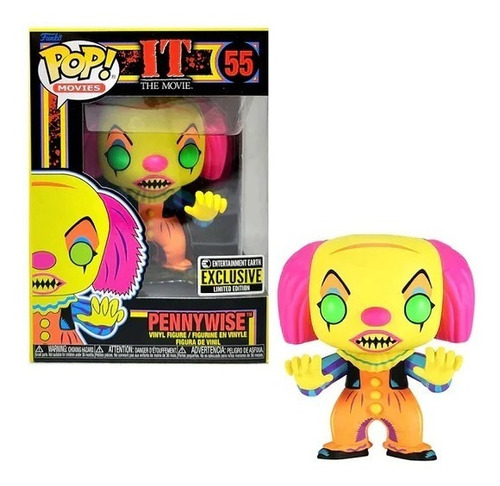 Funko Pop Eso Pennywise Neon Edicion Especial Coleccionable