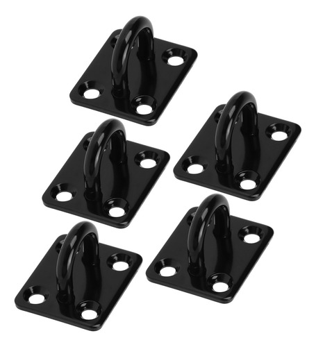 Hook Pad Eye Para Montaje En Pared, 5 Piezas De Acero Inoxid