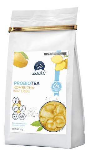 Zaate Probiotea Kombucha Mango Jengibre - 700 G