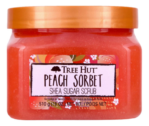 Exfoliante Corporal Tree Hut. Importado Peach Sorbet