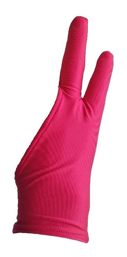 Imagen 1 de 7 de X2-guantes De Dos Dedos Para Dibujo Plano O Digital- Rojo