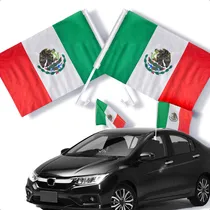 Comprar 2 Banderas México Auto Ventana Viva México Fiestas Patrias