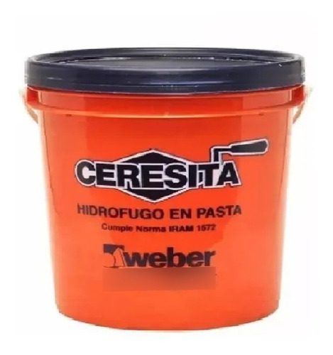 Weber Ceresita En Pasta Aditivo Hidrofugo X 10 Kg En Balde