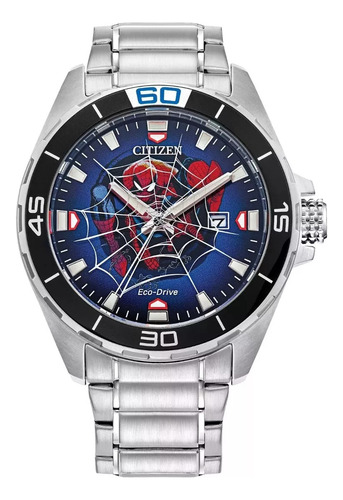 Citizen Spider-man Marvel Blue Dial Bm7610-52w .... Dcmstore