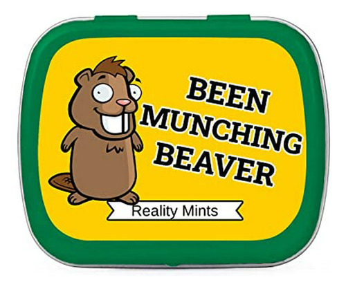 Mentas Estado Comiendo Beaver Mints Tin Peppermints Ambienta