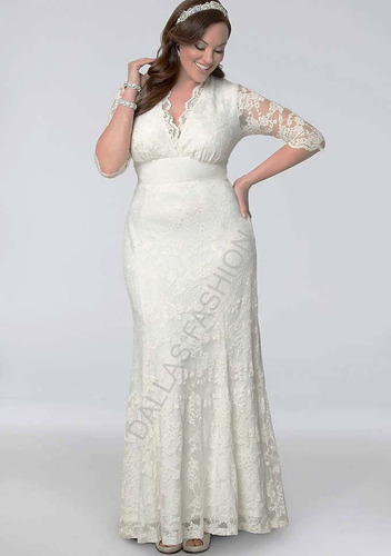 vestido de noiva casamento civil plus size