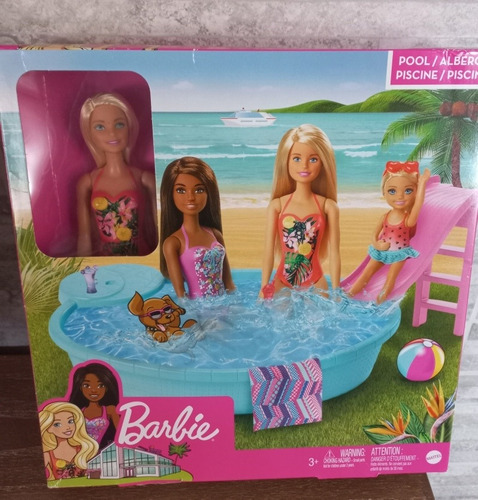 Barbie Piscina Más Teresa Y Cristhie