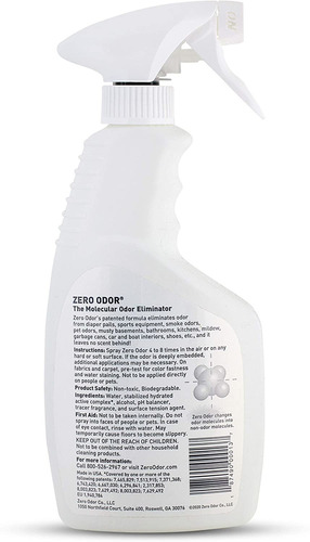 Zero Odor Multi-purpose Household Odor Eliminator, Trigger S