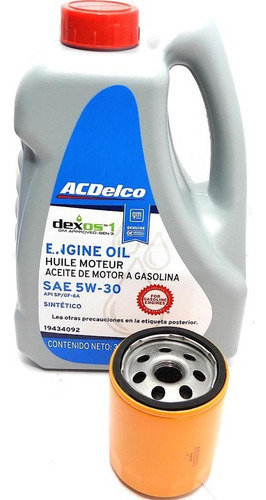 Garrafa 5w30 Sintetico Acd + Filtro Ac Focus 2005-2013 2.0