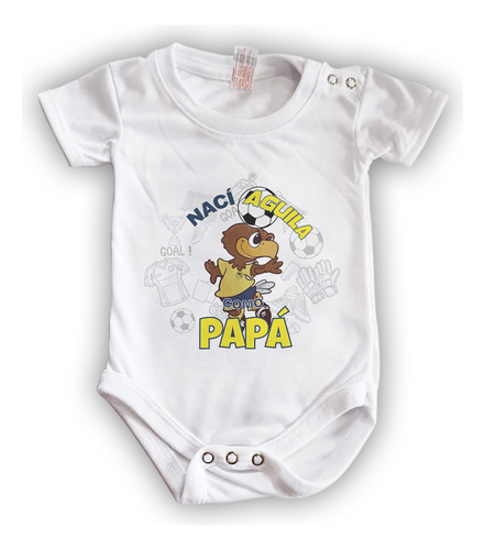 Pañalero Personalizado Naci Aguila Como Papá America Futbol