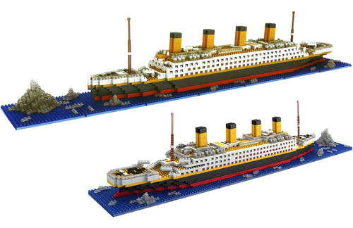 Juego De Construcción De Microbloques Modelo Titanic, Juguet