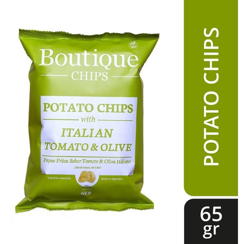 Potato Chips Boutique Chips Italian Tomato & Olive 65g