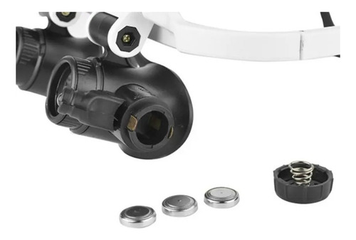 Lente De Aumento 8x Intercambiable Con Luz Led Ajustable