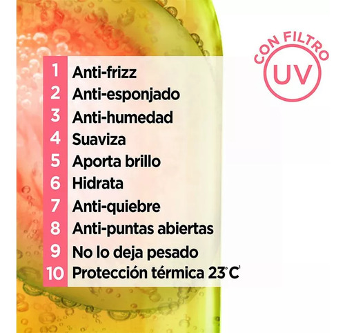 2 Crema Para Peinar Garnier 10 En 1 Adiós Esponjado 300ml