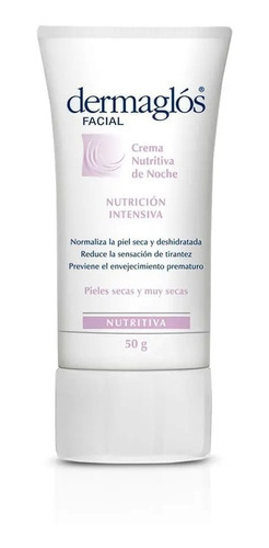 Dermaglos Facial Crema Nutritiva De Noche Piel Seca 50g