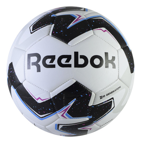 Pelota Fútbol Zig Gen Licen. Reebok N° 5 Blanco/negro