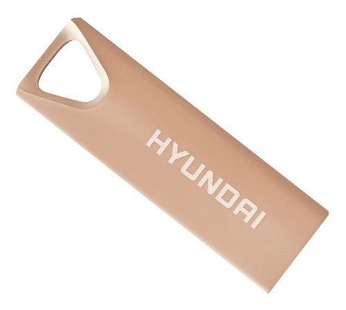 Memoria Usb Portátil 16gb Bravo Deluxe 2.0 Hyundai Color Oro rosado Dorado