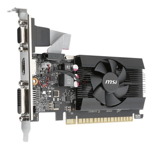 Imagen 2 de 4 de Tarjeta De Video Msi Gt710 2gb Ddr3 Gerforce Nvidia