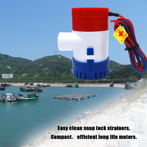 Bomba De Esgoto Bomba De Esgoto 1100gph Bilge 12v Seaplane E