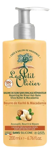 Crema Para Peinar Cabello Rizado Le Petit Olivier 200ml