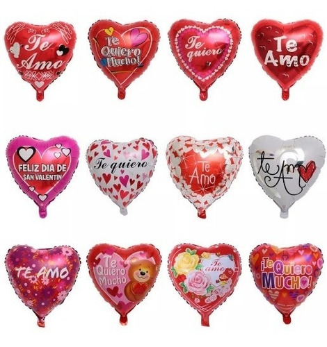 Globos Metalizados Del Amor Y La Amistad 