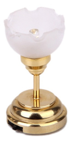 1:12 Casa De Muñecas Miniatura Led Lámpara De Techo