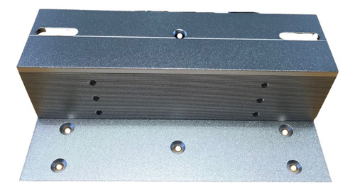 Soporte Z Para Cerradura Electromagnetica Zuden De 180kg Plateado