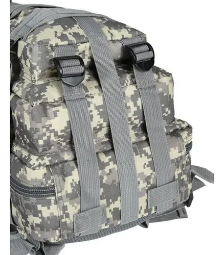 Mochila Táctica Camping 34l Verde Militar - Mundo Trabajo