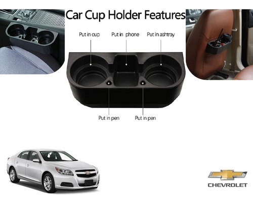 Porta Vasos Con Porta Celular Chevrolet Malibu 2013 A 2015