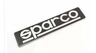 Emblema Sticker Adhesivo Aluminio Sparco Auto Moto