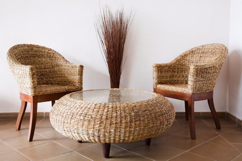 Sillon De Rattan, Banano & Teka Butaca Rap, Origen Indonesia